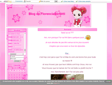 Tablet Screenshot of floricienta.blogy.fr