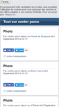 Mobile Screenshot of center-parcs.blogy.fr